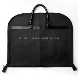 Canvas and Leather Vintage Garment <b>Bag</b> Travel Suit Custom Luxury Travel LCMA-0021 - Product Image 6
