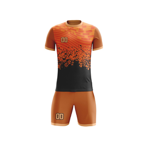 Maillot de football personnalisé en gros, impression numérique, ensemble complet, polyester, séchage rapide, manches courtes - Product Image 3