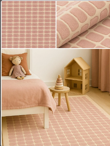 Tapis en laine tufté à la main, de haute qualité, motif moderne, fait main, écologique, pour salon, bureau, chambre d'enfants, hôtels. - Product Image 3