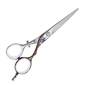 Logo privé meilleurs ciseaux de coiffure ciseaux de coiffure tranchants dentelés à pointe droite ensembles de ciseaux de salon de coiffure de beauté - Product Image 2