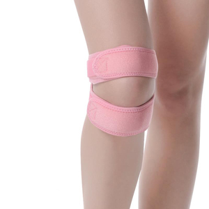 Genouillère de soutien croisée en néoprène épais, tendance, avec fermeture à boucle et rotule ouverte, unisexe, pour le sport et le soulagement de la douleur - Product Image 2