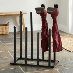 Organizador de Botas Simple para la Entrada del Hogar, Fabricante de Muebles DIY, Organizador de Hierro Fundido para el Hogar Moderno, el Mejor de Taiwán OEM, para 4 Pares de Zapatos de Metal - Product Image 1