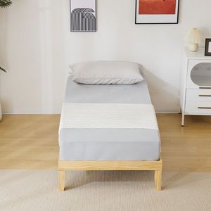 Struttura Letto Singolo Moderna in Legno di Pino Massiccio con Finitura Naturale, Robusta ed Elegante, Arredamento per Camera da Letto per Uso Domestico - Product Image 4