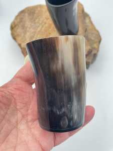 High Quality Customized Carved Natural Horn Wine Glass Handcrafted for Home Restaurant Hotel Use Direct Wholesale - Product Image 3