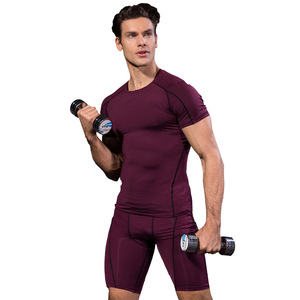 <b>Men's</b> Lightweight Athletic <b>Compression</b> Shorts Set Quick-Drying Yoga <b>Shirts</b> and Shorts Suit <b>for</b> Summer Workouts - Product Image 6