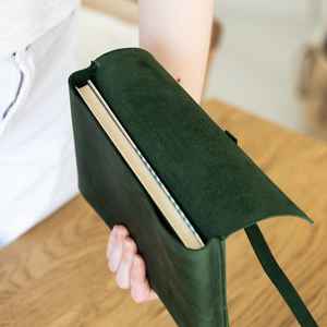 Funda de Cuero Genuino de Búfalo para Diario, Hecha a Mano, Estilo Rústico, LBC-0037 - Product Image 2