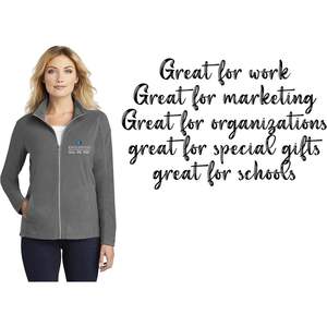 Vestes en microfibre personnalisées pour femmes L223 Broderie personnalisée Ajoutez votre propre logo ou texte pour une touche personnalisée - Product Image 6