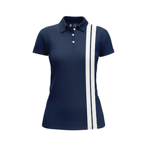 Chemise pour femme respirante et à séchage rapide, 100% polyester, unie, impression par transfert thermique, vêtements décontractés, taille et couleur personnalisées - Product Image 2