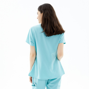 Ensemble de Blouses Médicales Tendance pour Femmes – Tenue d'Infirmière Imprimée Douce et Extensible – Vente en Gros - Product Image 3