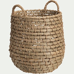 Cestas de mimbre marino hechas a mano con borde envuelto, cestas de almacenamiento ecológicas al por mayor, hechas en Vietnam - Product Image 1