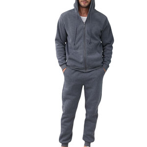 Conjunto Deportivo de Algodón de Alta Calidad OEM de 350GSM, Unisex, para Hombre, Personalizable, Sudadera con Capucha y Pantalones Deportivos 100% Algodón - Product Image 3