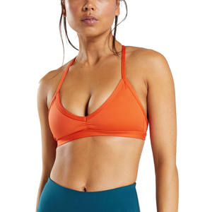 Fully Customized Front Logo Simple Style Women's High Support Sports Bra-Quick Dry Breathable Yoga Gym Wear Wholesale Available - Product Image 6