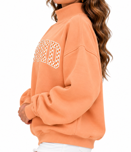 Wholesale Custom Women’s Winter <b>Turtleneck</b> Knitted Sweatshirt Relaxed Fit Front Logo Eco Friendly Quick Dry Casual Pullover OEM - Product Image 2