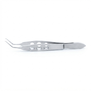Pince de Capsulorhexis Jaffe Professionnelle de Haute Qualité, en Acier Inoxydable Ophtalmique, Instrument Jetable à Usage Unique pour une Précision Accrue - Product Image 1