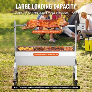 Griglia Elettrica in Acciaio Inox da 46 Pollici per Arrosto di Maiale, Agnello, Capra, Capacità 60 kg, Motore 52W - Product Image 3