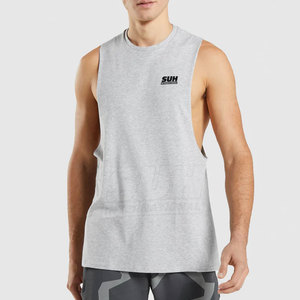Low Price Fashion Summer Wear <b>Men</b> Gym <b>Singlet</b> High Quality Breathable Lightweight Knitted 100% Cotton Made in Pakistan - Product Image 1