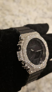 นาฬิกาข้อมือผู้ชายสุดหรูสไตล์ฮิปฮอป Starspire Jewels Miyota Quartz Movement ขนาด 42 มม. ตัวเรือนสแตนเลสสตีล ประดับเพชร VVS Moissanite - Product Image 2