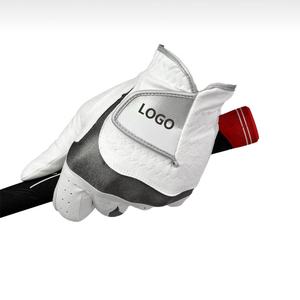 Gant de golf en cuir véritable blanc, main droite, antidérapant, à enfiler, unisexe, fabriqué au Pakistan - Product Image 2