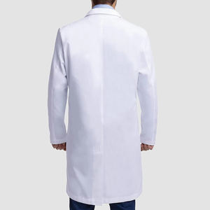 Bata de Laboratorio Médica para Hombre, Manga Larga, Algodón, Uniforme de Farmacéutico, Hospital, Consultorio Médico - Product Image 4