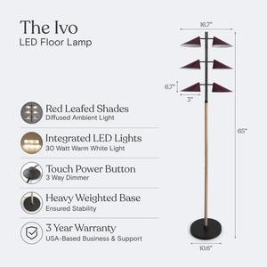 Lampe de sol LED intelligente à intensité variable avec minuterie et fonction mémoire pour l'éclairage de la chambre - Product Image 5
