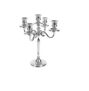 Designer Metal Candle <b>Candelabra</b> For Decorative Table Setup Living Room Accent And Luxury Event Centerpiece Styling - Product Image 5