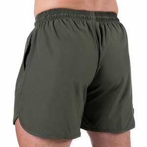 Shorts pour hommes à couleur unie, séchage rapide, avec cordon de serrage, taille mi-haute, décontractés, pour la gym et l'entraînement, en tissu polyester, avec poches - Product Image 4