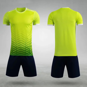 Maillot et short de football aux couleurs néon, impression numérique personnalisée, polyester/spandex - Product Image 5