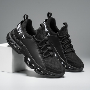 Chaussures de course tendance pour hommes, avec empeigne en maille respirante, classiques à lacets, polyvalentes, légères, nouvelles, grandes tailles, chaussures de sport pour hommes - Product Image 2