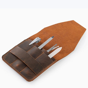 Bolsa de cuero personalizada OEM/ODM para herramientas de carpintería, resistente, con cierre de gancho y bucle, a la venta a precio asequible. - Product Image 1