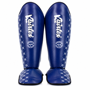 Protections de tibia en cuir professionnelles Wolon pour la boxe avec protection renforcée - Product Image 3