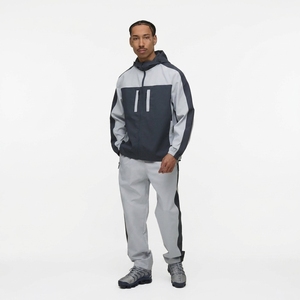 Survêtement Homme Haute Qualité Color Block à Capuche avec Fermeture Éclair Intégrale, Poches Latérales, Respirant, Style Sportif, Idéal Automne, Coupe Droite - Product Image 1