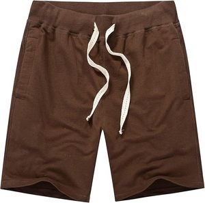 Shorts de sport décontractés pour hommes, écologiques, en polyester, coupe-vent, imperméables, longueur genou, taille élastique, respirants et légers - Product Image 5