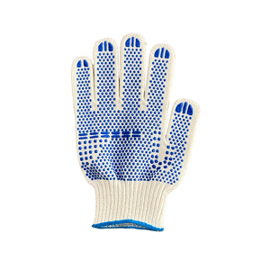 Gloves for General Purpose Safety Work Custom Logo <b>PVC</b> Dotted Gloves Cotton Knit Work Gloves Manufacturer for Industrial Safety - Product Image 3