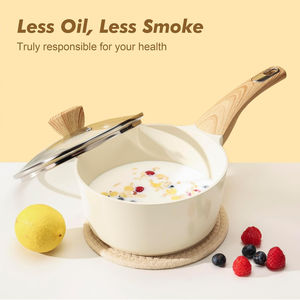 Juego de Utensilios de Cocina de Inducción de Aluminio Clásico Blanco con Ollas, Sartenes y Cacerolas - Apto para Horno y Lavavajillas - Product Image 5