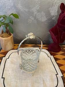 Porte-couverts en verre luxueux avec poignée incurvée, parfait pour la mise en place quotidienne de la table à manger, le comptoir de cuisine et la décoration intérieure, idéal pour offrir en cadeau. - Product Image 5