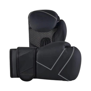 Custom Design High Quality Boxing <b>Gloves</b> Genuine Leather Professional Training <b>Moisture</b> Wicking Hook Loop Closure Adult OEM - Product Image 2