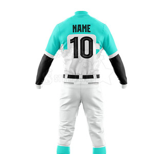 Uniforme de Béisbol Transpirable de Poliéster con Diseño Único Hecho en Fábrica, Logotipo Personalizado Impreso para Hombre - Product Image 4