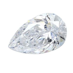 Diamante Cultivado en Laboratorio, Corte Pera, Claridad VVS-VS, Corte EX-VG, Color D, para Joyería, Anillo de Compromiso, Certificado IGI - Product Image 3