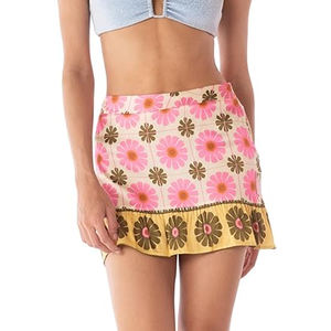 Vestido Maxi Tropical Hawaiano para Mujer, Estampado Floral, Estilo Aloha, Cintura Natural, Ropa de Playa, Estilo Isleño, Bordado, 100% Algodón - Product Image 1