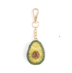 Porte-clés Premium en verre tissé avec support pour pièces de monnaie, style dessin animé chat, breloque décorative à changement de couleur, perles de rocaille brodées, pendentif cadeau - Product Image 3