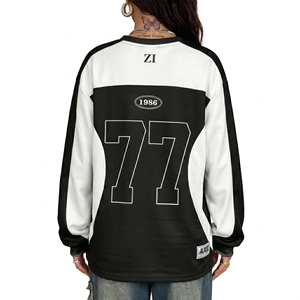 Jersey de Fútbol Americano de Diseño Personalizado, Uniforme de Equipo OEM, Camiseta Deportiva Transpirable de Manga Larga, Proveedor Mayorista - Product Image 6