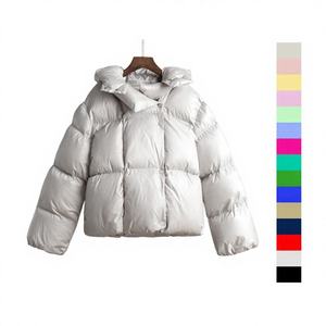 Ropa de Talla Grande para Hombre, Chaqueta Acolchada Gruesa de Color Sólido, Chaqueta Informal de Invierno para Hombre, Abrigos de Plumón para Hombre y Mujer - Product Image 5