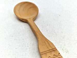 Cuchara de Té de Madera, Pulida y Lisa, de Madera Natural, para Medir Café, Té y Azúcar, Utensilio de Cocina Ecológico - Product Image 3
