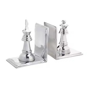 Most Selling Sculptural Resin Bookends 2Pcs Contemporary Irregular Design Antique Weathering Finish for Adults <b>Book</b> End - Product Image 6