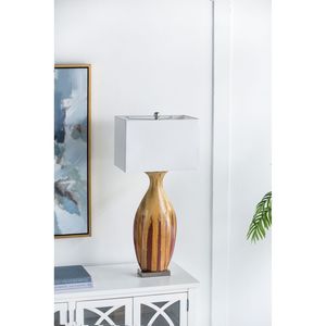 Lampada da Tavolo in Ceramica 16x10.5x36 Pollici - Product Image 6