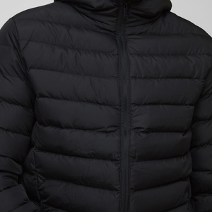 Blouson matelassé unisexe de haute qualité, style décontracté, brillant, col montant, à capuche, vente en gros, blousons gonflés personnalisés, toutes tailles - Product Image 6