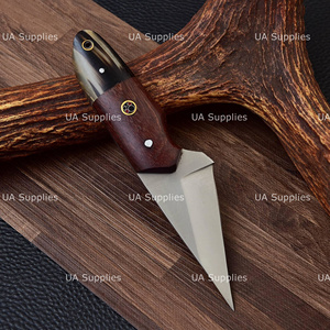 Cuchillo EDC Profesional Estilo Kiridashi, Hecho a Mano, de Grado Industrial, con Hoja de Acero Inoxidable y Mango de Madera, OEM ODM, 3 Hojas, para Supervivencia - Product Image 3