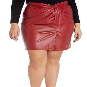 กระโปรงหนังมินิสั้นสำหรับผู้หญิงขายดีที่สุด สวมใส่สบาย ยืดหยุ่นได้ เหมาะสำหรับใส่ทุกวัน กระโปรงผู้หญิงแบบ OEM - Product Image 3