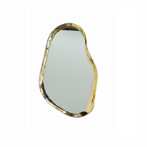 Artisanat indien, miroir en bois écologique de forme organique, designs inspirés, art mural artistique moderne pour tous les espaces - Product Image 4