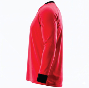 Maillot de gardien de but de football personnalisé sublimé, respirant, avec logo d'équipe personnalisé, manches longues, col en V, polyester de haute qualité, vêtements de sport - Product Image 4